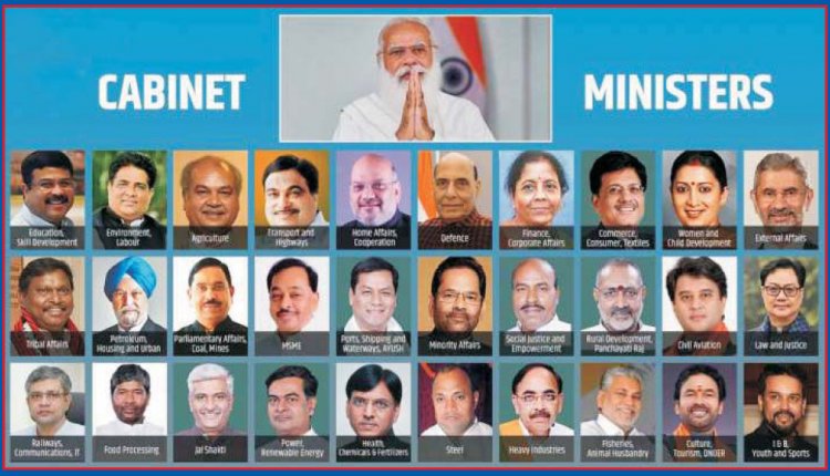 The BJP hopes that the New Cabinet will burnish its Image