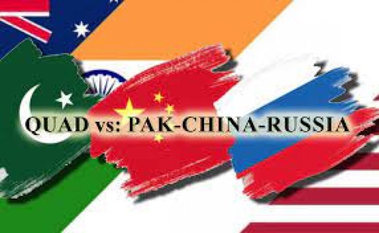 Quad vs Possible China, Russia, Pakistan and Iran Grouping